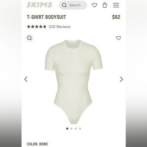 SKIMS T-Shirt Bodysuit